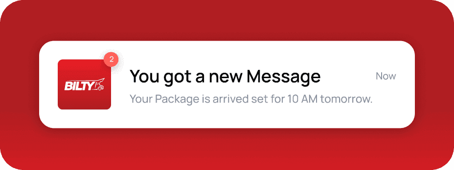 Delivery notification