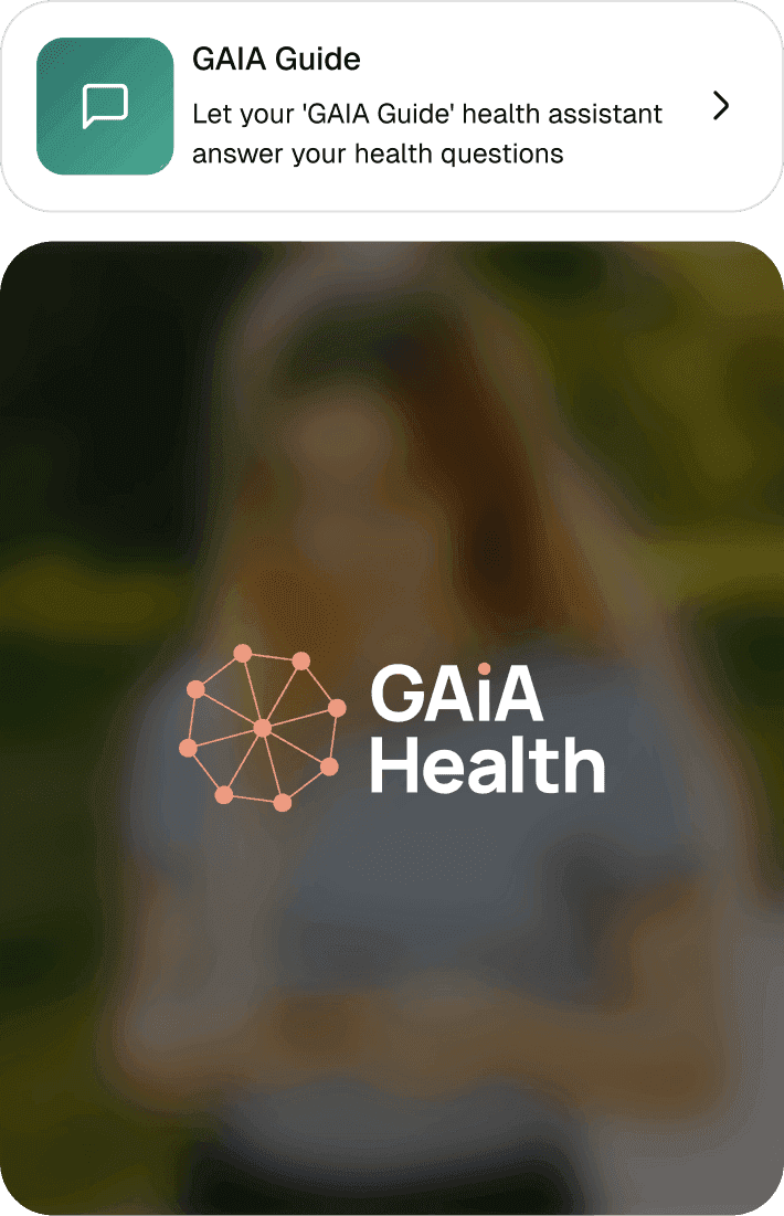 GAIA Guide health assistant